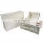 Decorative storage wooden crates for sale, set of 3 with rope handles