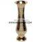 gold plated lining metal vase