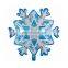 Premium Snowflake Balloons Western Indoor Windows Blue Silver Eco Waterproof Christmas Decorations