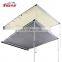 Car Awnings 1.4mx2m 4WD Camping Cover Shade Top Rack Roof 4X4 Side Screen Extension Awnings Camping