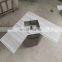 Customized white wood marble cabinet  top