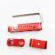 3PCS Aluminum Engine Spark Plug Wire Separator Divider Organizer Clamp Set