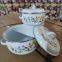 3pcs Vitreous Enamel Pot Enamel tableware