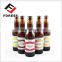 Customized adhesive paper labels for beer bottles, bottle label packaging