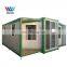 Individual mobile homes modular 20ft container home metal  plan Singapore