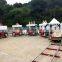 Outdoor electric ride on train with tracks christmas village train on sale