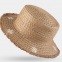 Summer casual hat small daisy simple atmosphere Sun hat hand woven straw hat