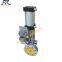 3 inch Pneumatic Stainless Steel  Ceramic lined Knife Gate Valve