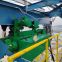 Explosion proof electric hoist with curved rail on top of LNG storage tank