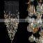 Custom Art Pendant Light Kitchen Decorative Glass Bubble Pendant Light Staircase Large Long Modern Luxury Led Crystal Chandelier