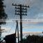 Polygonal galvanization electrical power pole for electrical transmission