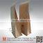 Flat bottom natural kraft paper bag , side gusset 8 side sealed paper coffee bag