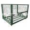 Qualified China stackable and foldable wire mesh pallet bin