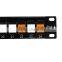With Metal Cable Bar 24 ports UTP blank patch panel