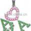 AKA heart Sorority necklace set
