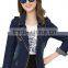 Women denim shirts Stock ready womens apparel