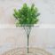 7 fork m bluegrass artificial flowers Green plants DIY floral auxiliary material Silk flowers flowers, plastic flowers wholesale
