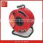 Germany type steel 4 sockets extension steel cable reel retractable 25m 40m 50m