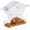Window Mount Clear Acrylic Bird House Feeder With Suction Cups                        
                                                Quality Choice