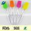 Colourful design small silicone pasrty basting brush