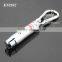 Mini LED Flashlight Torch Lamp Aluminum Carabiner UV Money Detector Electric LED Light Keychain Torch