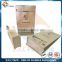 Brown Kraft Paper Square Bottom Bags For Rice Packing