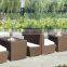 2016 New Design Outdoor Resin Wicker coffee shop sofa set