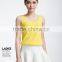 China Wholesale Women Sleeveless T Shirt Gilrs 100 % Cotton Singlet Various Color Casual Wear Tank Tops