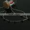 New Design Fashion Metal Noble Gold Crystal Stone Elastic Hair Band for Ladies