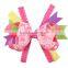 Deshine Wholesale Ribbon Bow Colorful Bobby Pins ZX1036