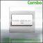 1 gang rocker type door bell push european wall wire inline 3 pole mercury electric switch