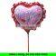 Hot Sale Custom Heart Shape Mini Stick Foil Balloons