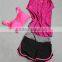 ladies cheap polyester hot sale yoga wear with subliamtion sleeve