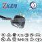 American UL Certificate 3 pin Power cord plug