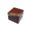 Logo print wooden single watch box wholesale                        
                                                Quality Choice