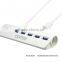 Forida 7 port type c connector fast charge station hub with 5v2a power adapter