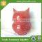 Red Owl Vintage Design Handmade Resin Money Bank