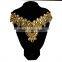 bling applique crystal Neckline rhinestone transfer bling decorative rhinestone trim for t shirt
