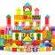 100pcs Metro Construction Wooden Blocks Building Blocks