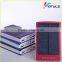 30000mah dual usb portable solar panel power bank with real 13800mAh