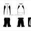 quick dry sublimation bicycle clothing jersey set/jersey and shorts