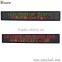 Plain,traditional, P7.62,16*256, high vision effective,two-line strip screen/bar lattice Led display