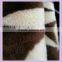 brown and white 7MM short pile 100% acrylic jacquard carpet rug fleece fabric faux fur plush home decor raw material blanket