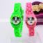 2016 China factory cute panda jelly silicon toy hand watch for girl unique relojes baratos