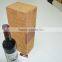 Luxury square wooden red wine box