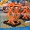Hydraulic scissor lift rotating table with CE