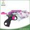 Plastic pink electric soft bullet gun toy for girls