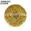Glass Charger Plate in gold/sivler metallic color Painted by Spinning glass