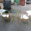 cafe dining furniture, outdoor fabric, white color leisure furniture