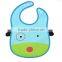 Waterproof PVC baby bib with crumb catcher